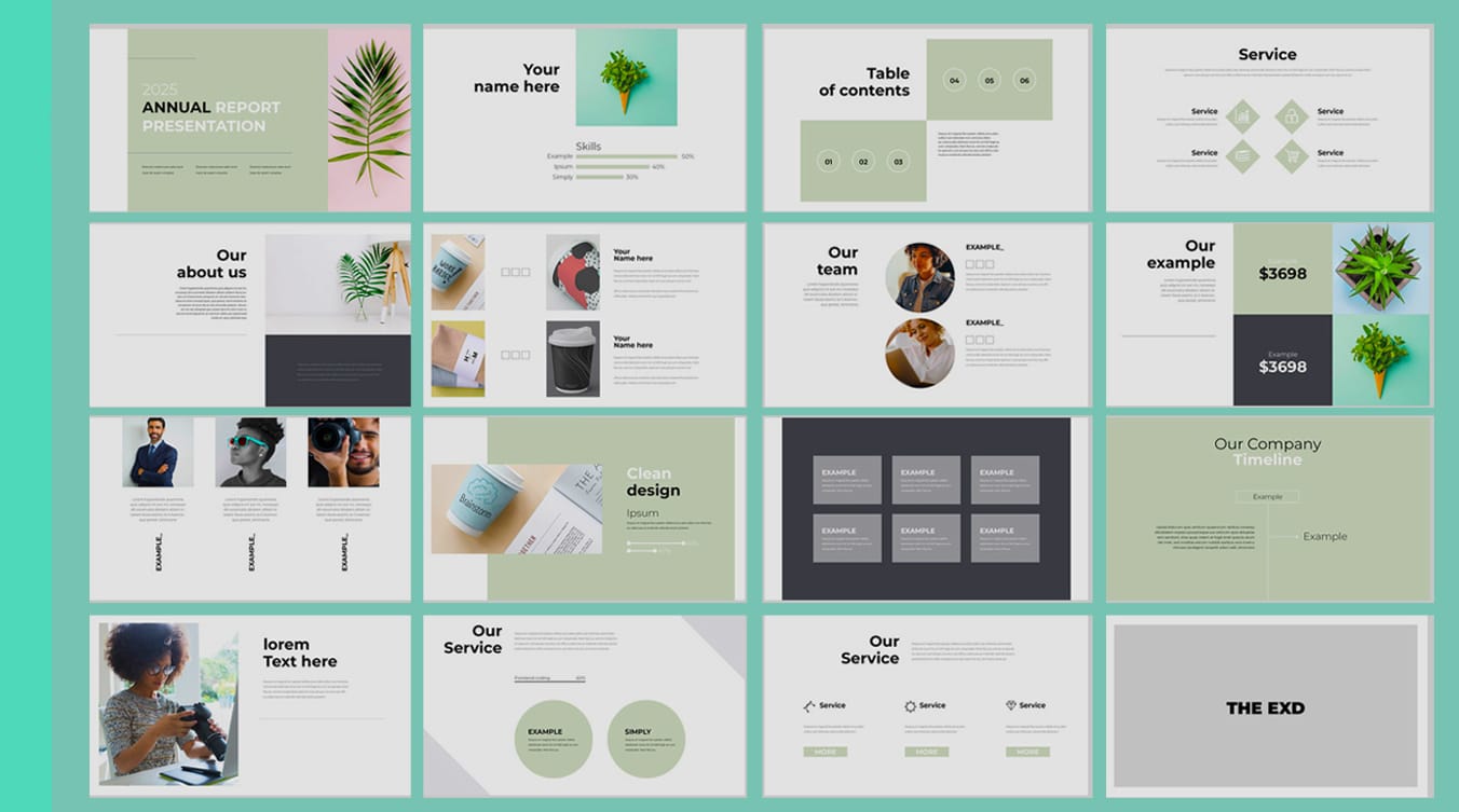 presentation folder template indesign