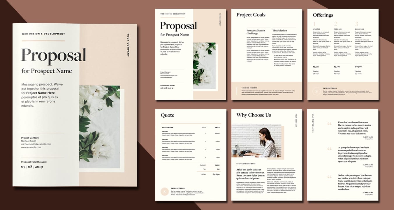 presentation folder template indesign