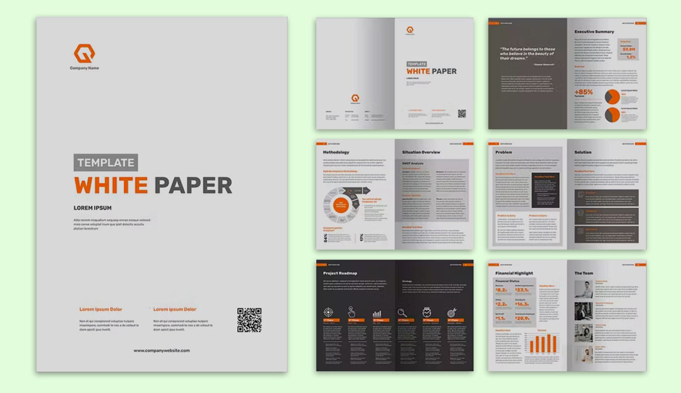 presentation folder template indesign