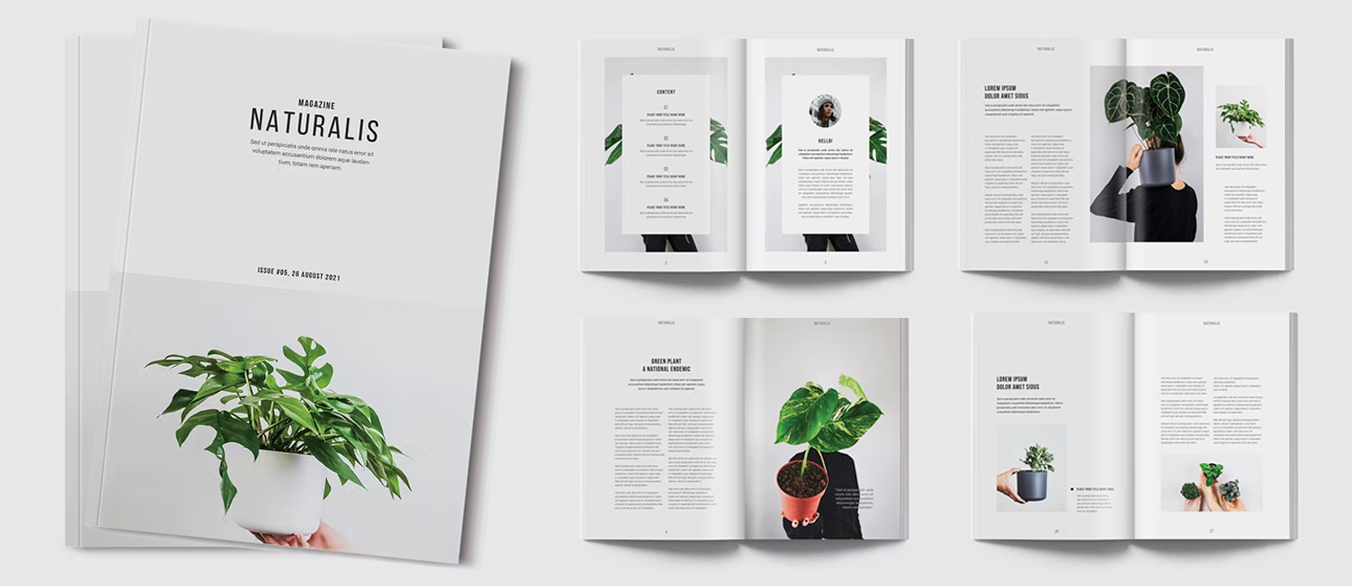 presentation folder template indesign