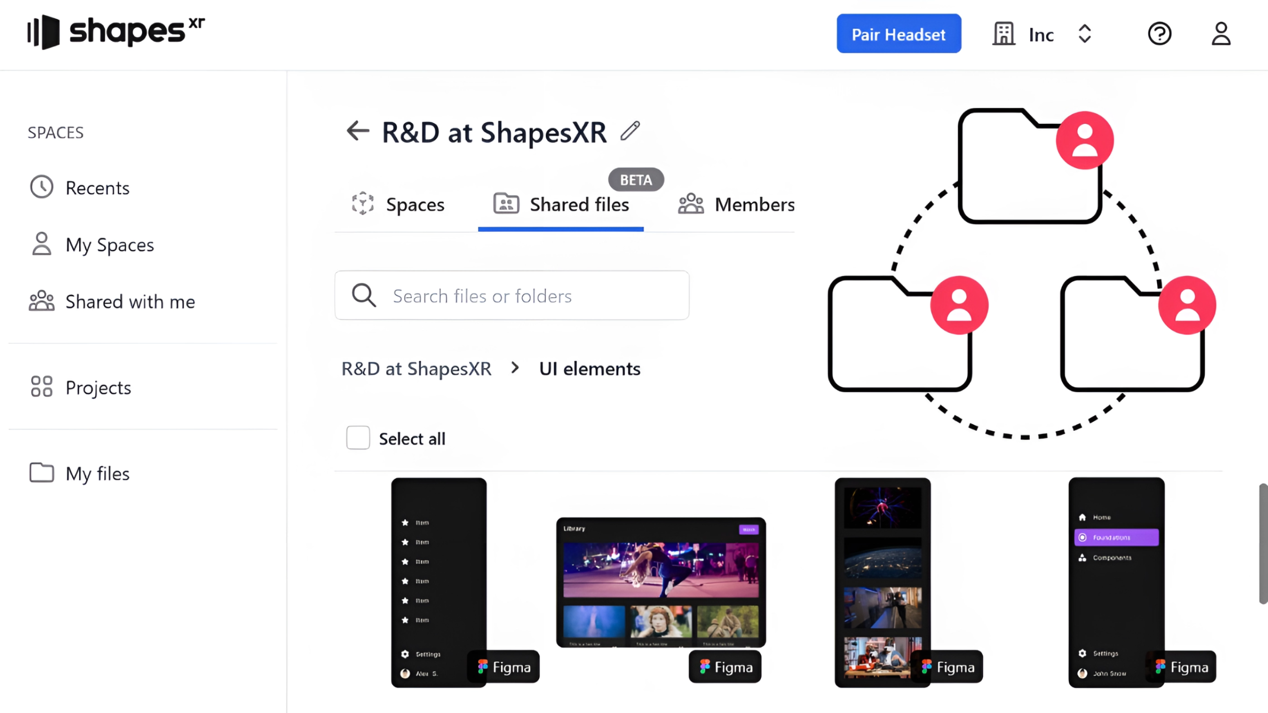 Pack Shared File Update — Improved Grab and Selection + Shared Team Folders