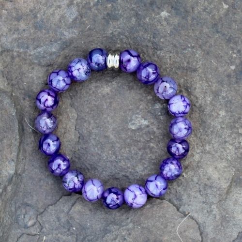 Purple Dragon Vein Agate