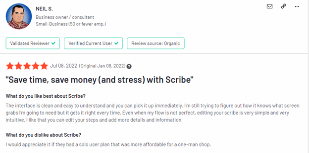 scribe review g2
