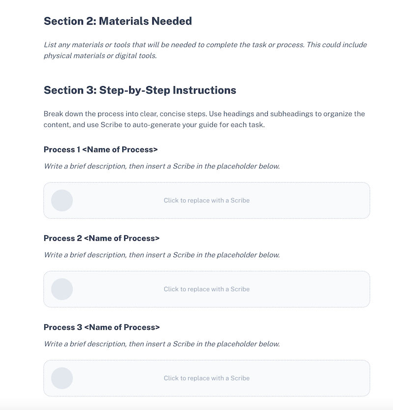 How-To Guide Template | Scribe