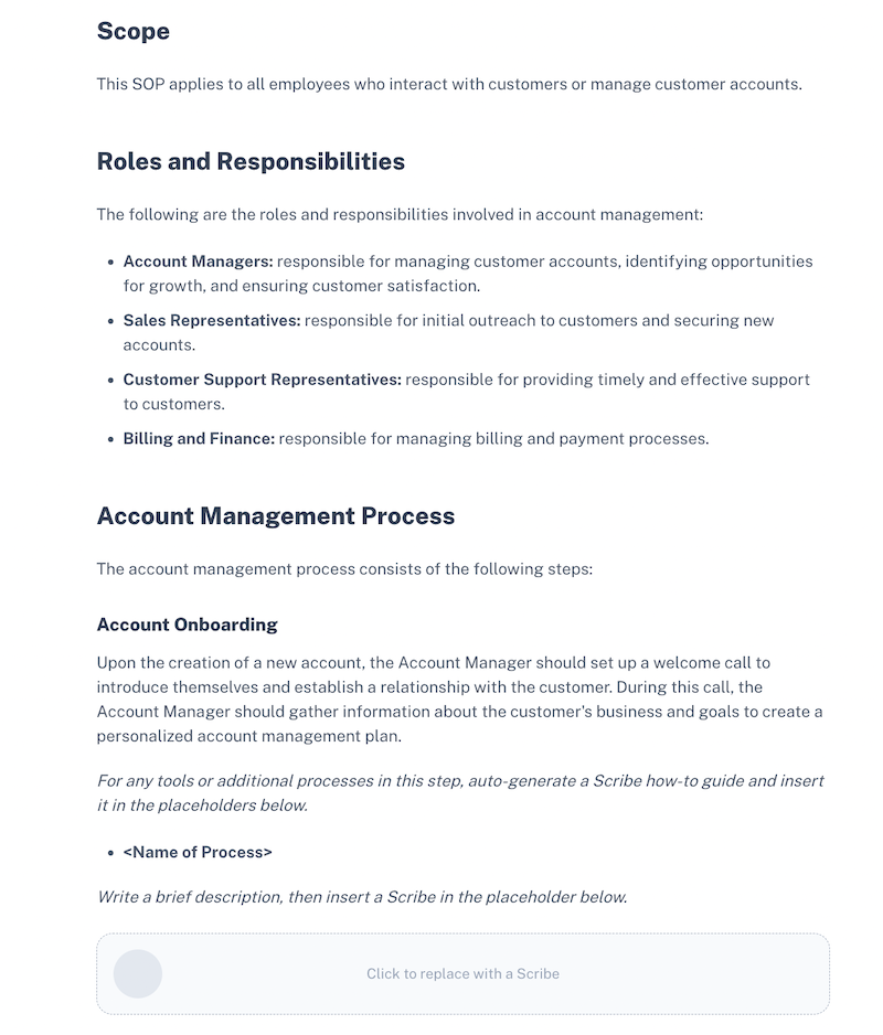 Account Management Documents at Ross Brown blog