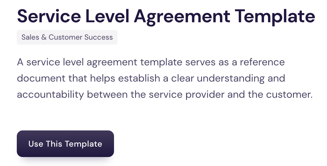 How to Create a Service Level Agreement A StepbyStep Guide (Template