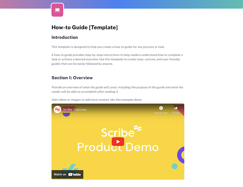 How to Create a How-to Guide in 6 Steps [Examples + Template] | Scribe