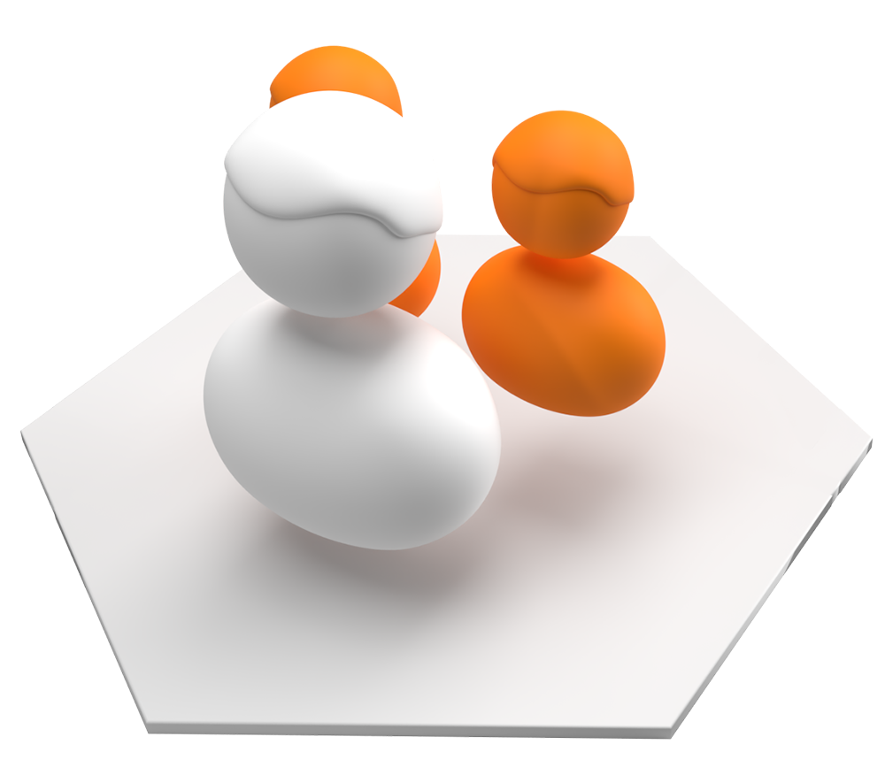 Three friends tile