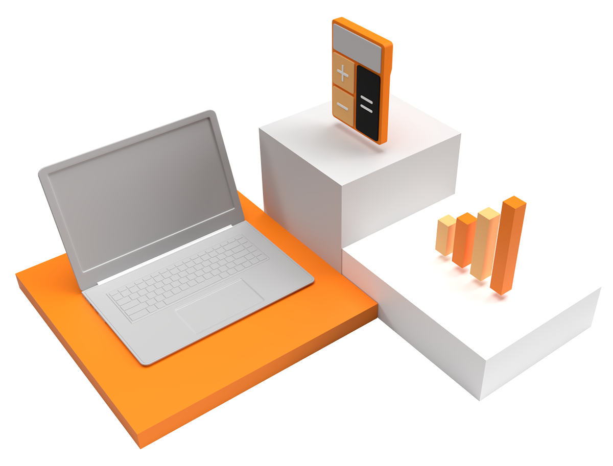 Laptop and Data indicators
