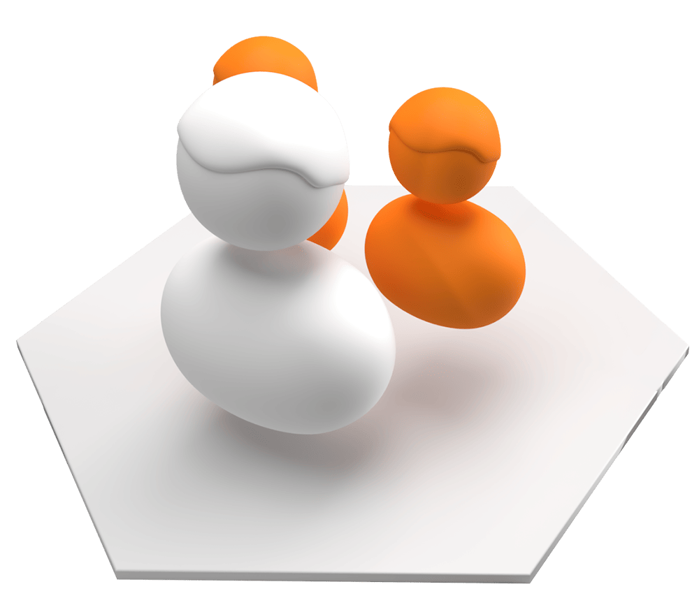 Three friends tile