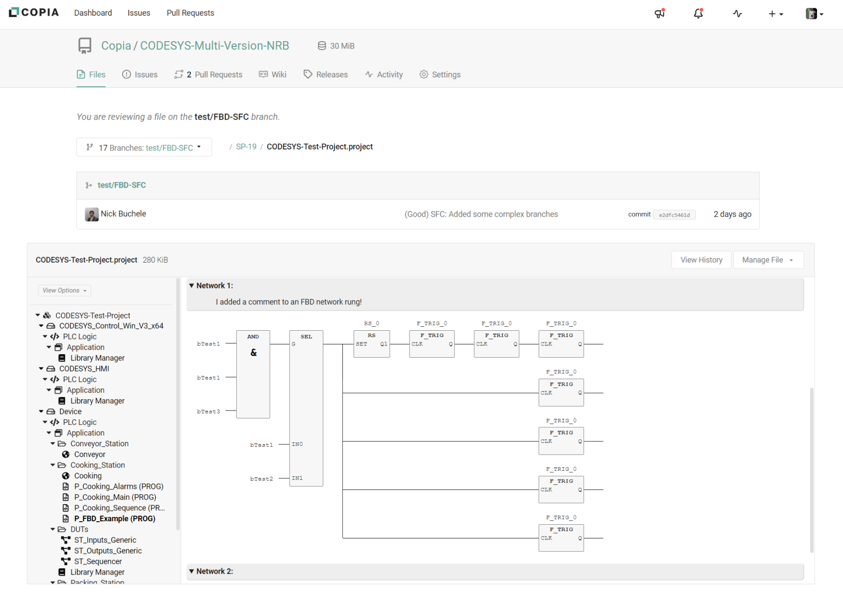 Copia Automation | CODESYS FBD and SFC now in Copia!