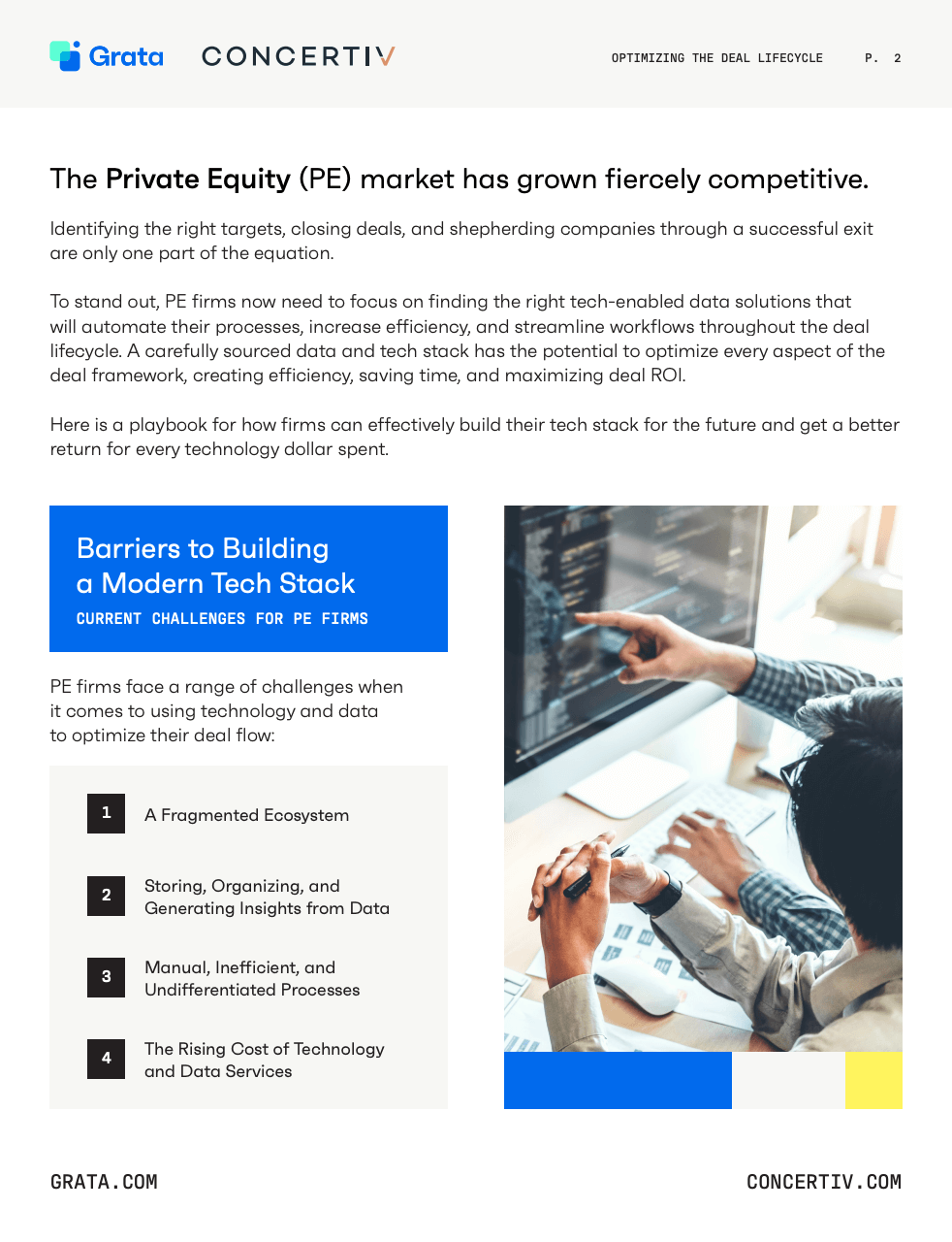 2 Optimizing the Deal Lifecycle | Download the White Paper | Grata