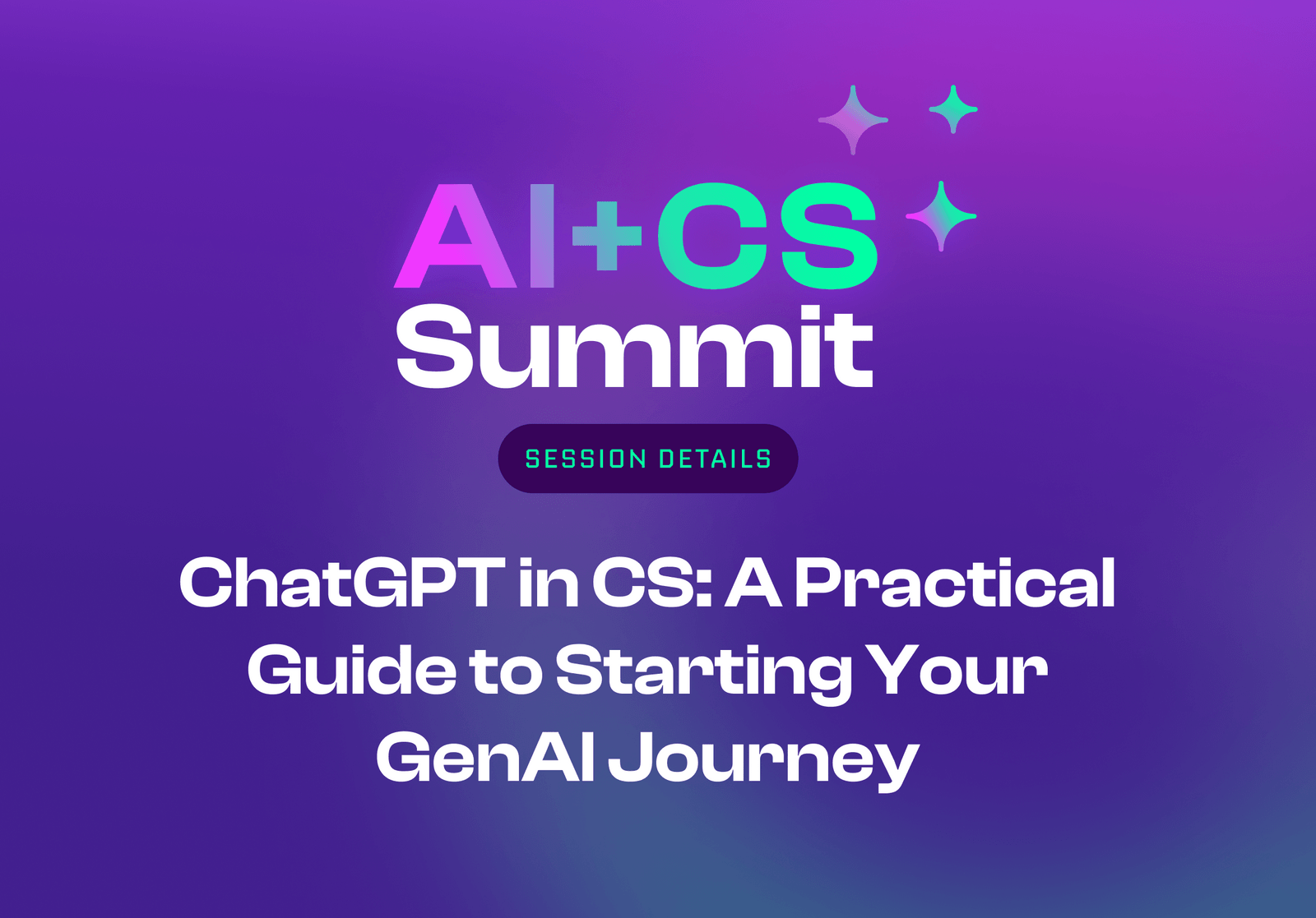 ChatGPT in CS (AI + Customer Success Summit Session)