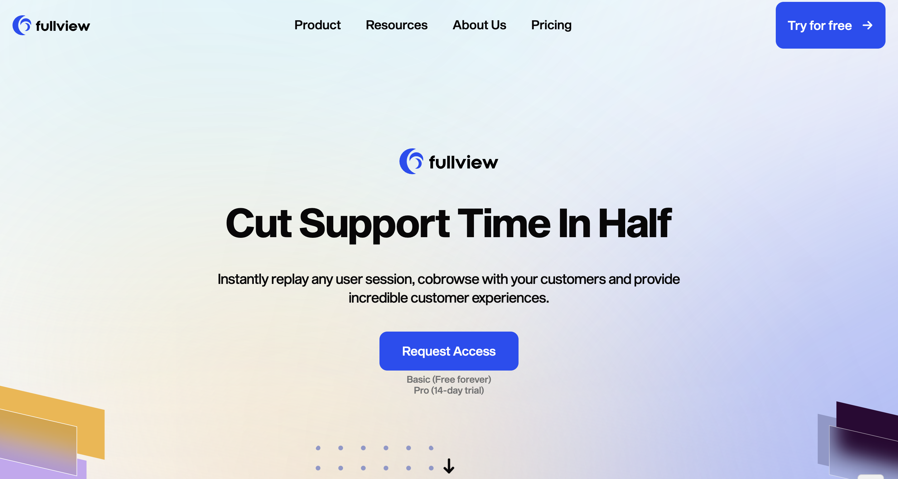 Fullview homepage