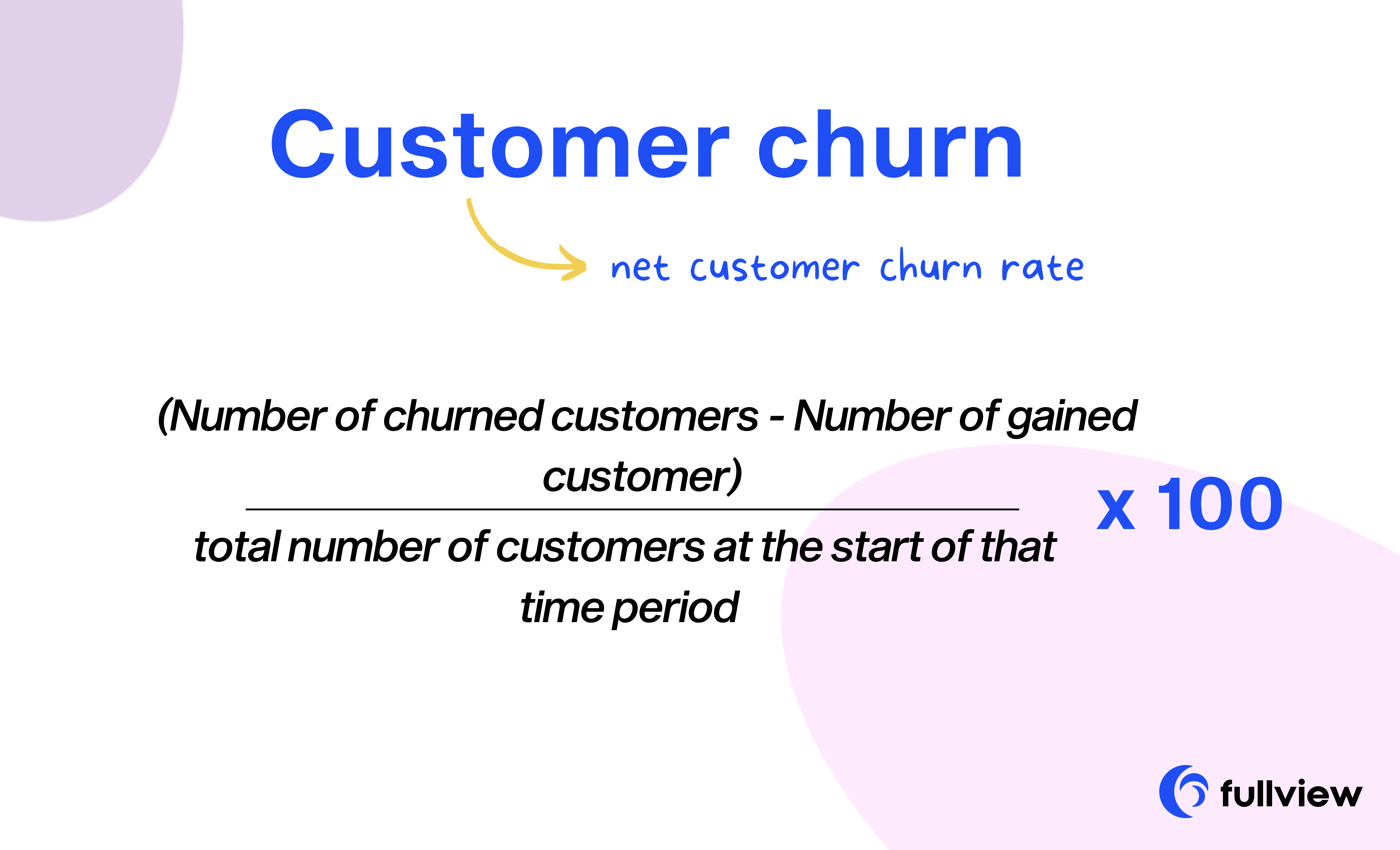 net customer churn