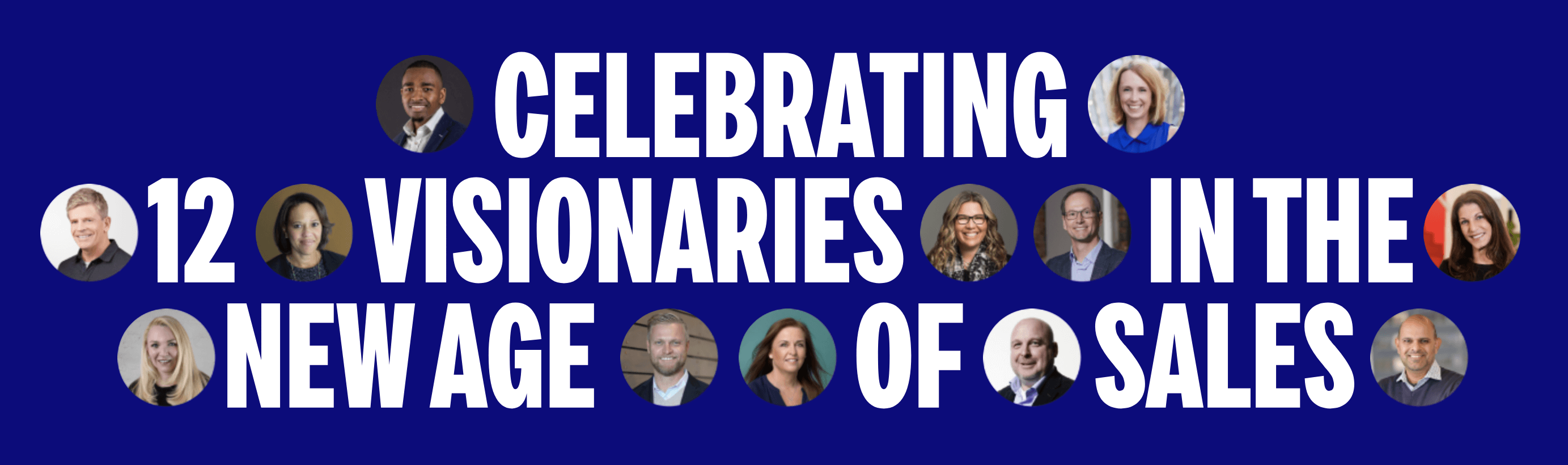H1 image that says: "Celebrating 12 visionaries in the new age of sales"