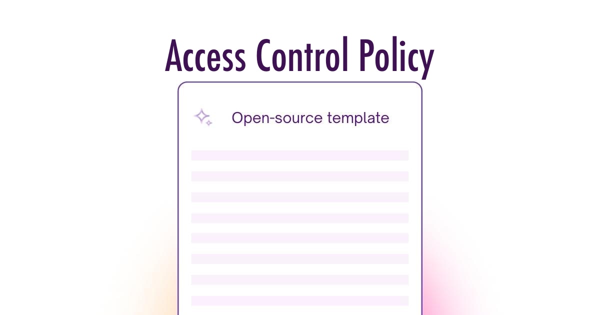 Access Control Policy Template UK