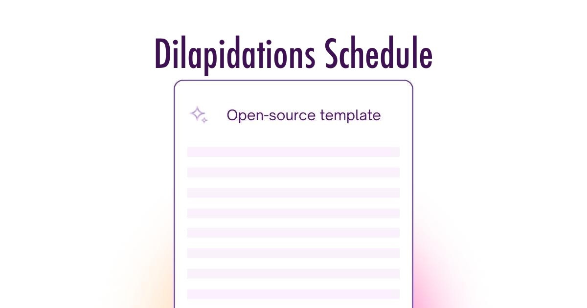 dilapidations-schedule-template-uk