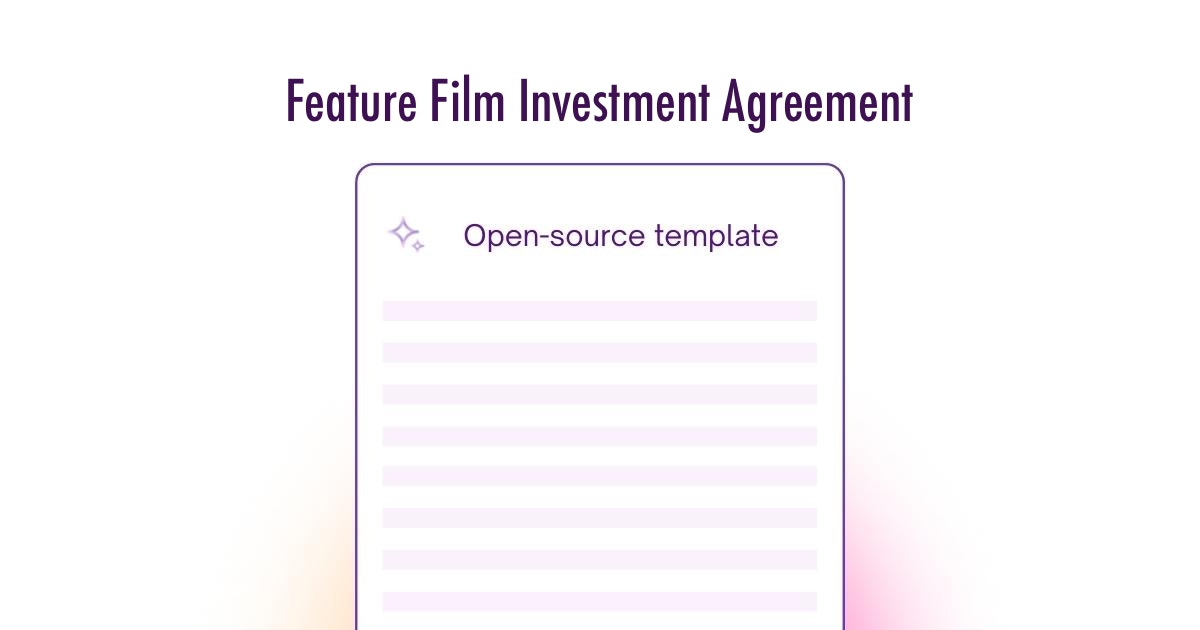 Feature Film Investment Agreement Template UK