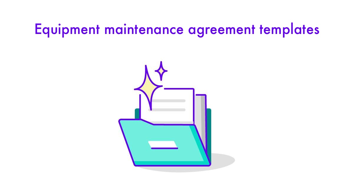 🛠️ Equipment maintenance agreement templates UK