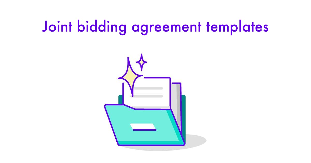 ️ Joint bidding agreement templates UK