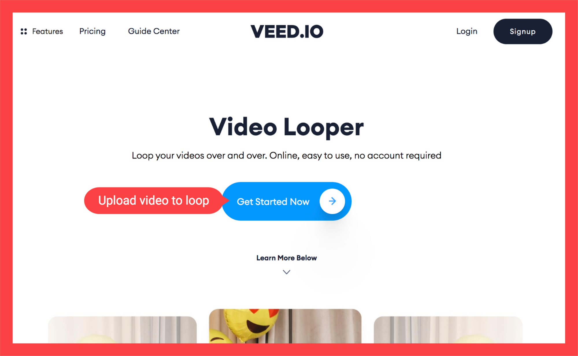 How to loop videos