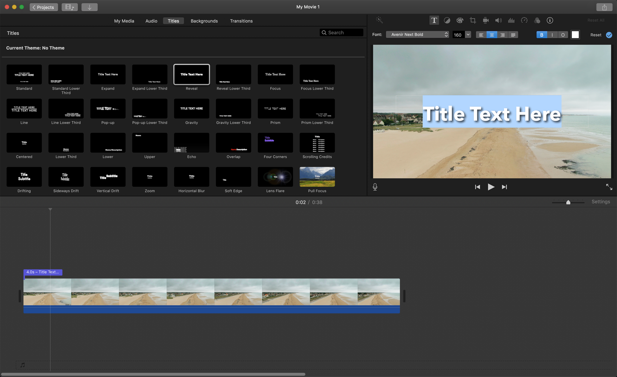 4 Edit Text And Change Timeline