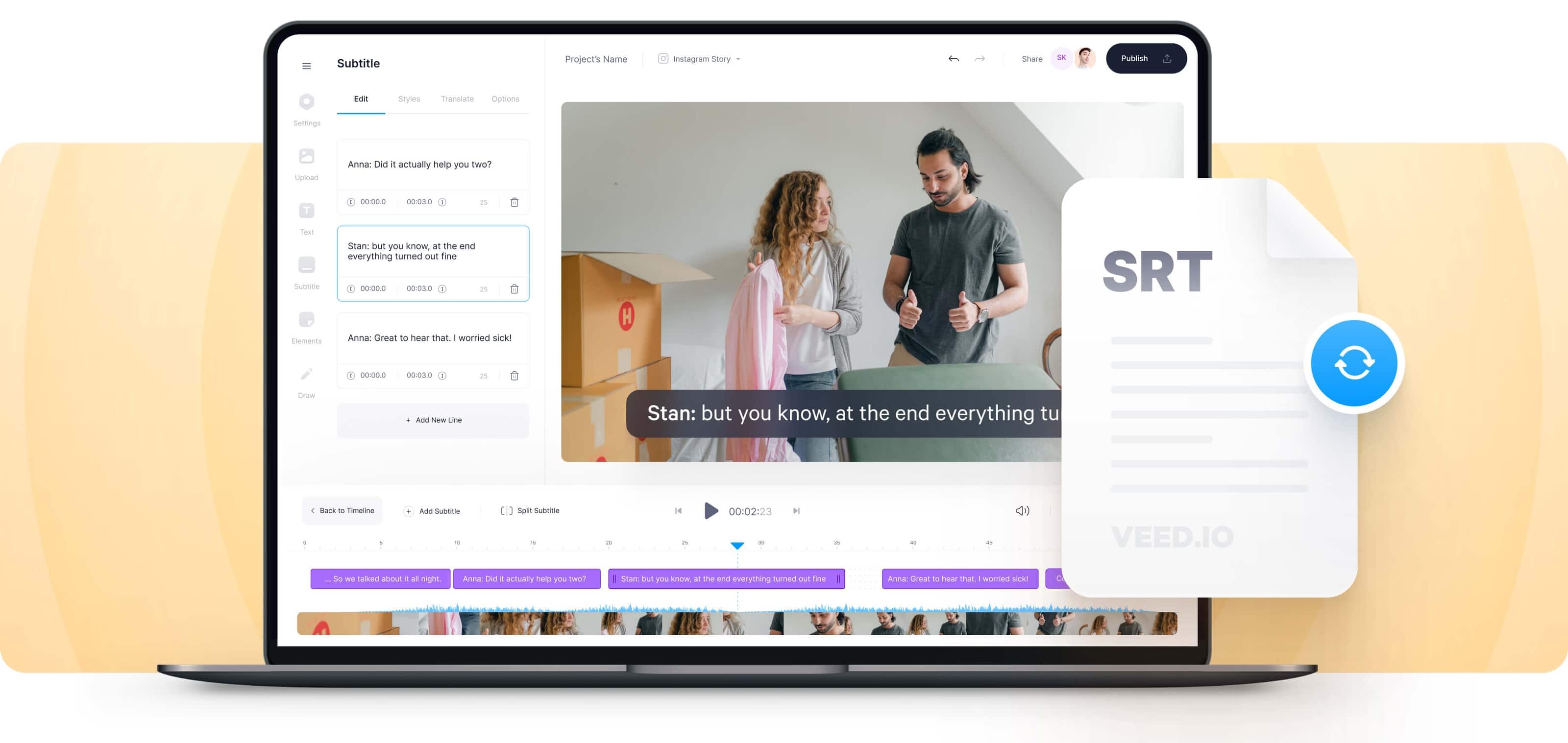Subtitle Converter Convert Subtitles Files Online VEED.IO