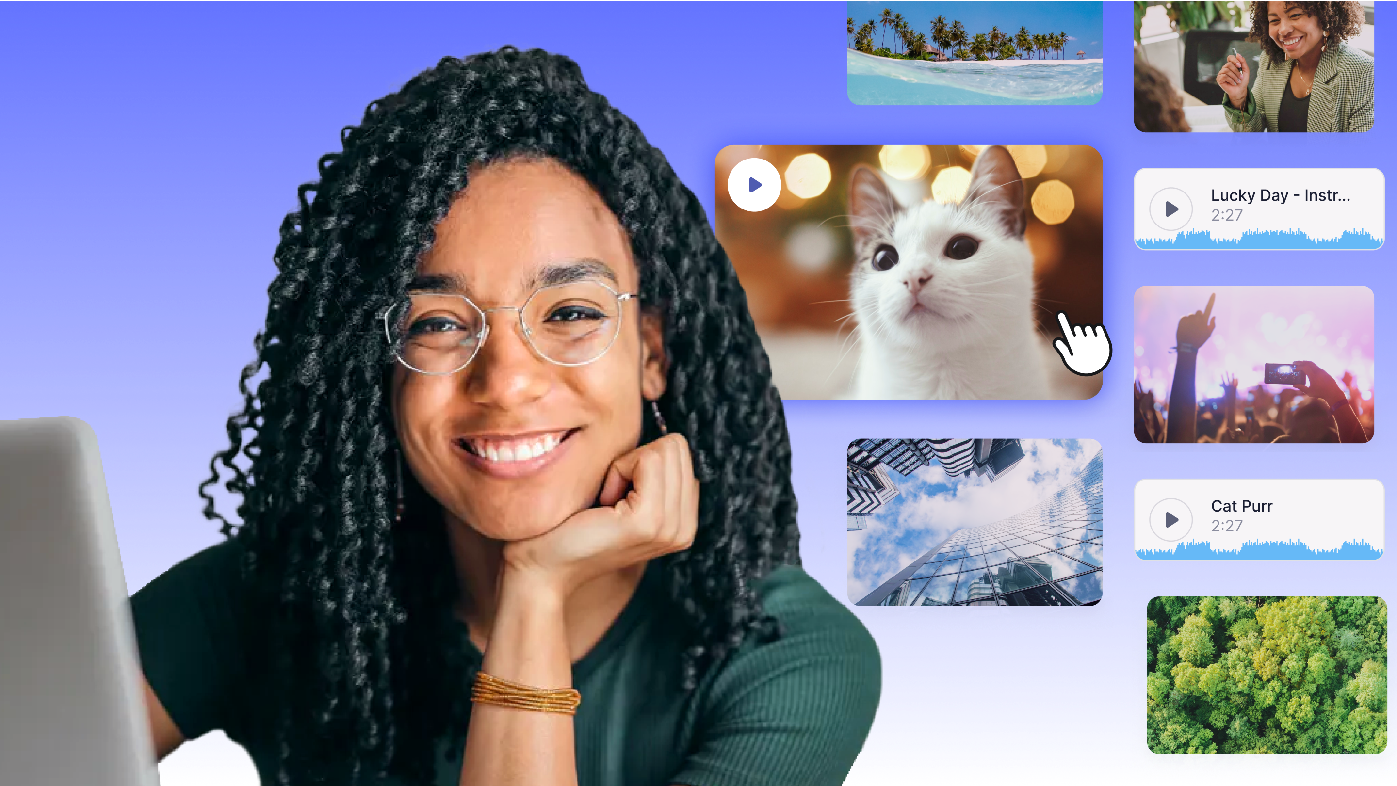 VEED Stock Library: Elevate Your Content with Thousands of Videos, Songs, and Sound Effects