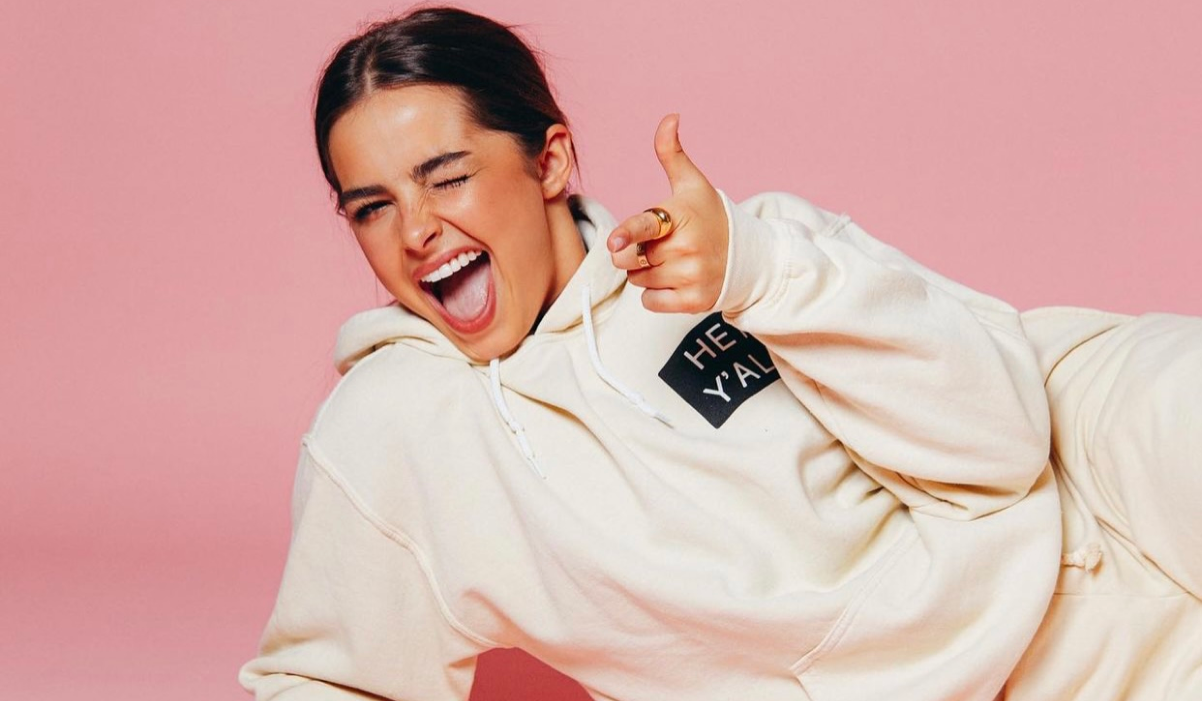 Addison Rae in her creator merch