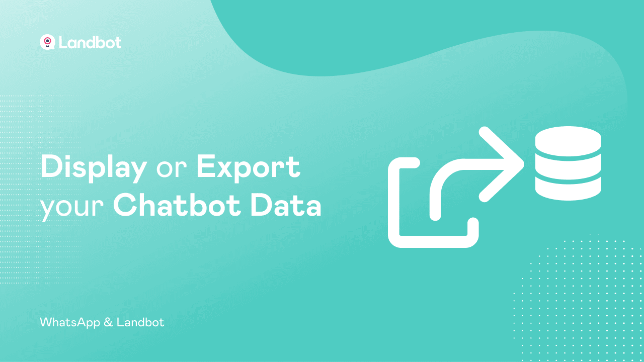 Send chatbot data to external sources