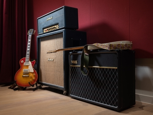 gibson les paul marshall vox