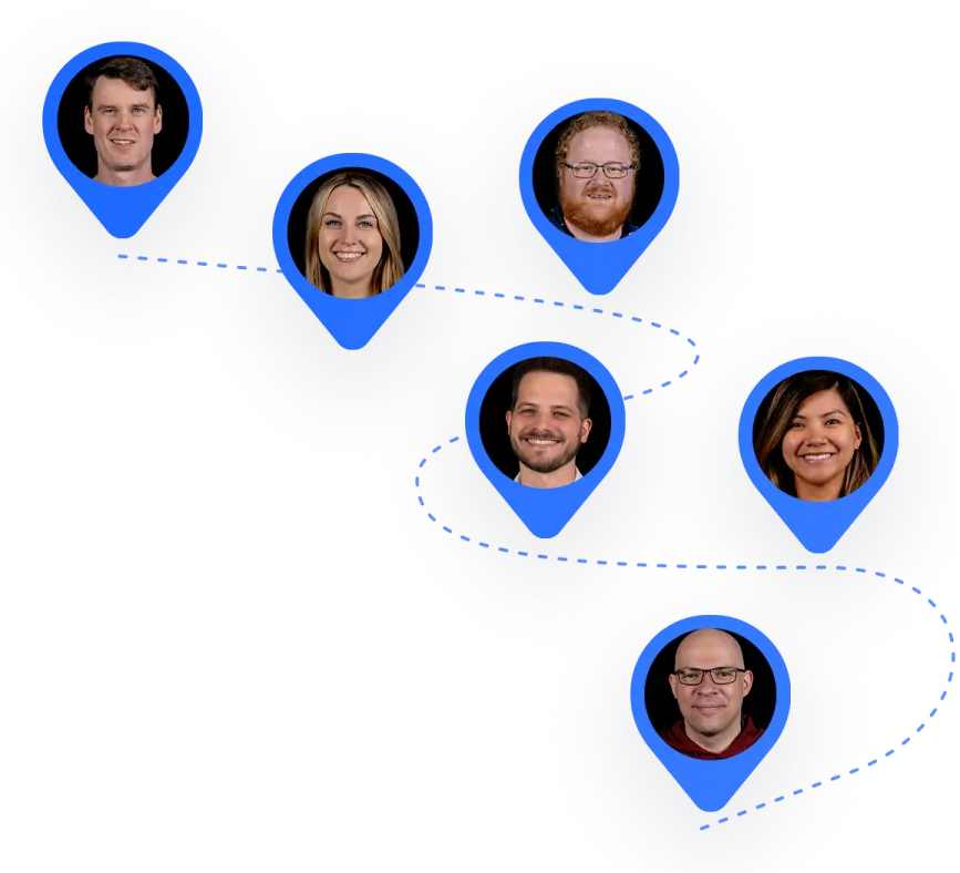 close crm team map