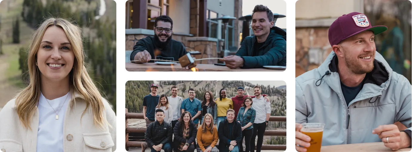 close crm team collage