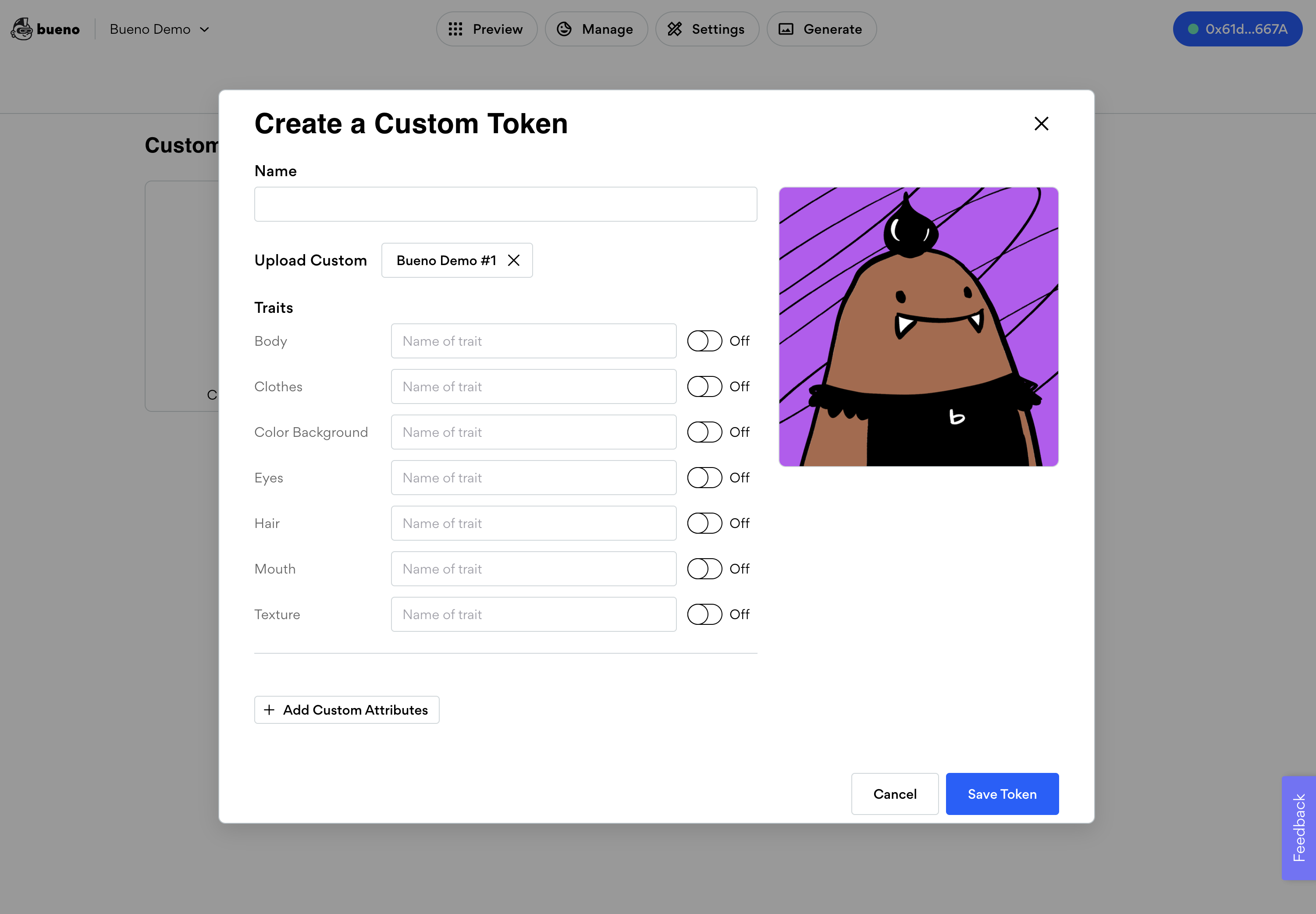 How to Create Custom 1 of 1 Tokens