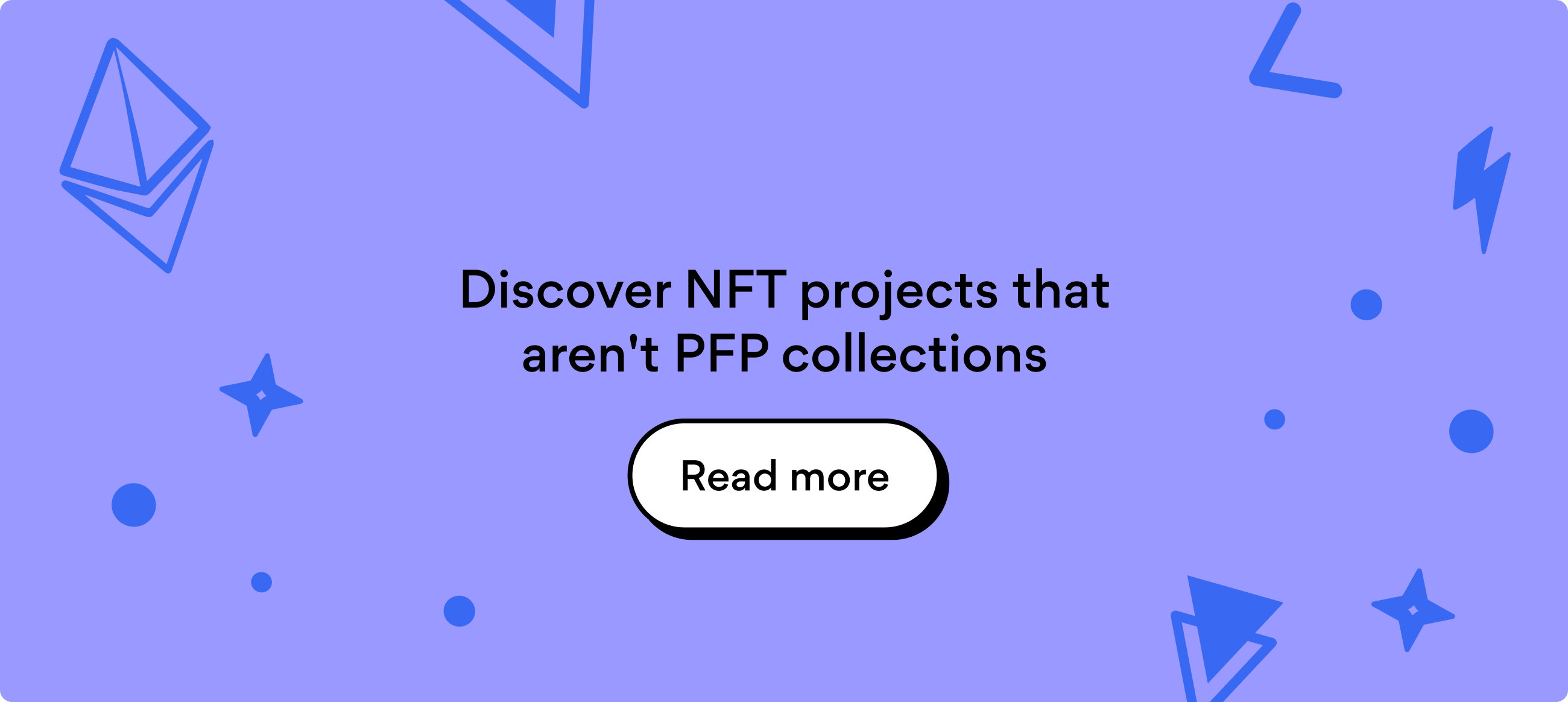 Discover NFT projects that aren't PFP collections