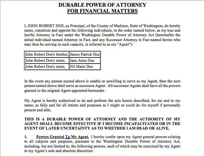 Fully automated legal document