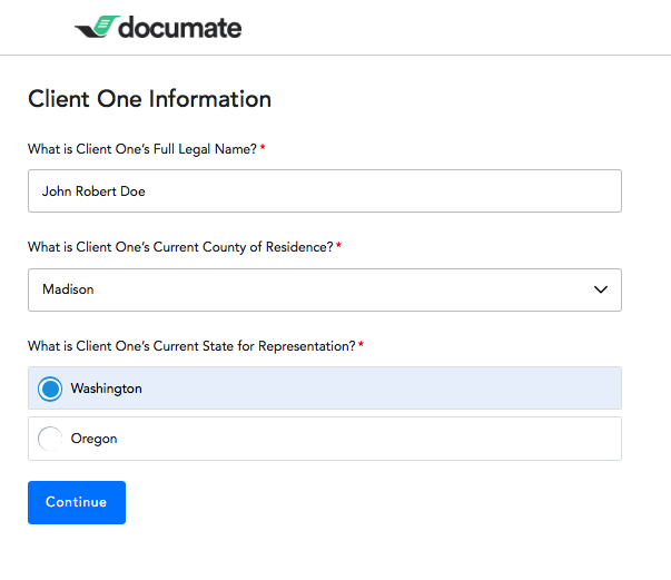 client-facing document automation