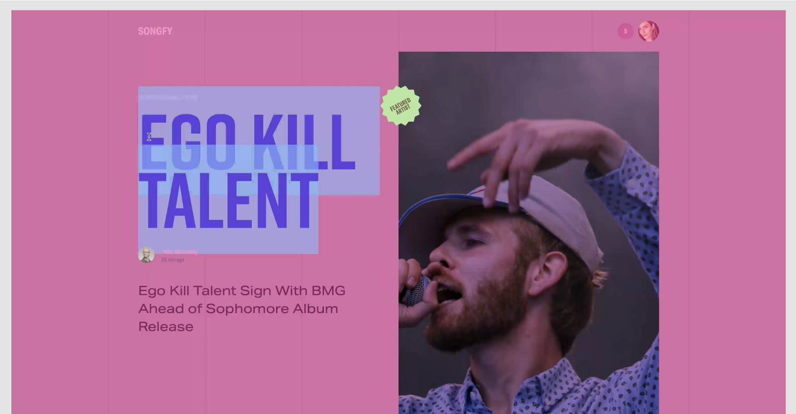 With Webflow, you can edit content right on the page in real-time (source: Webflow)