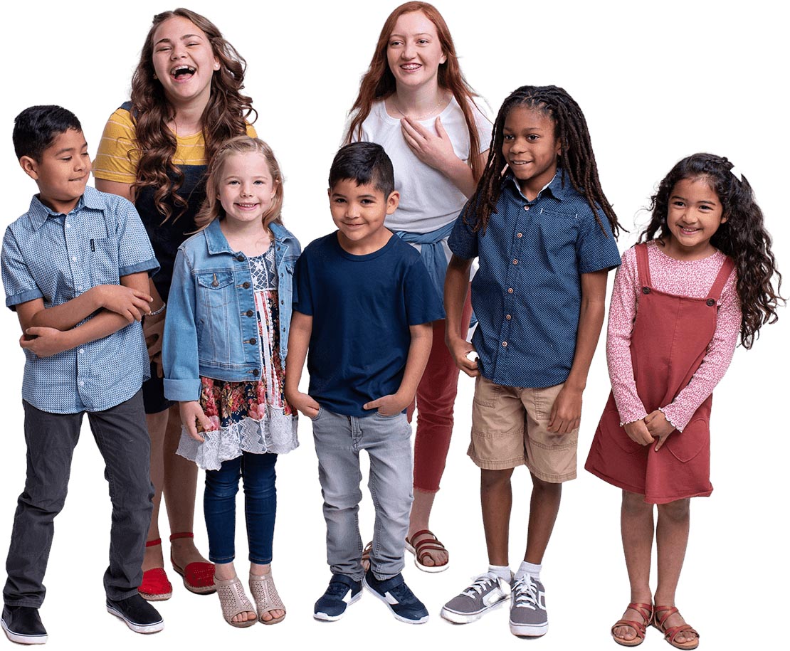 Each Prenda student is unique and comes with their own set of skills, interests, and passions, as shown by this diverse group photo.