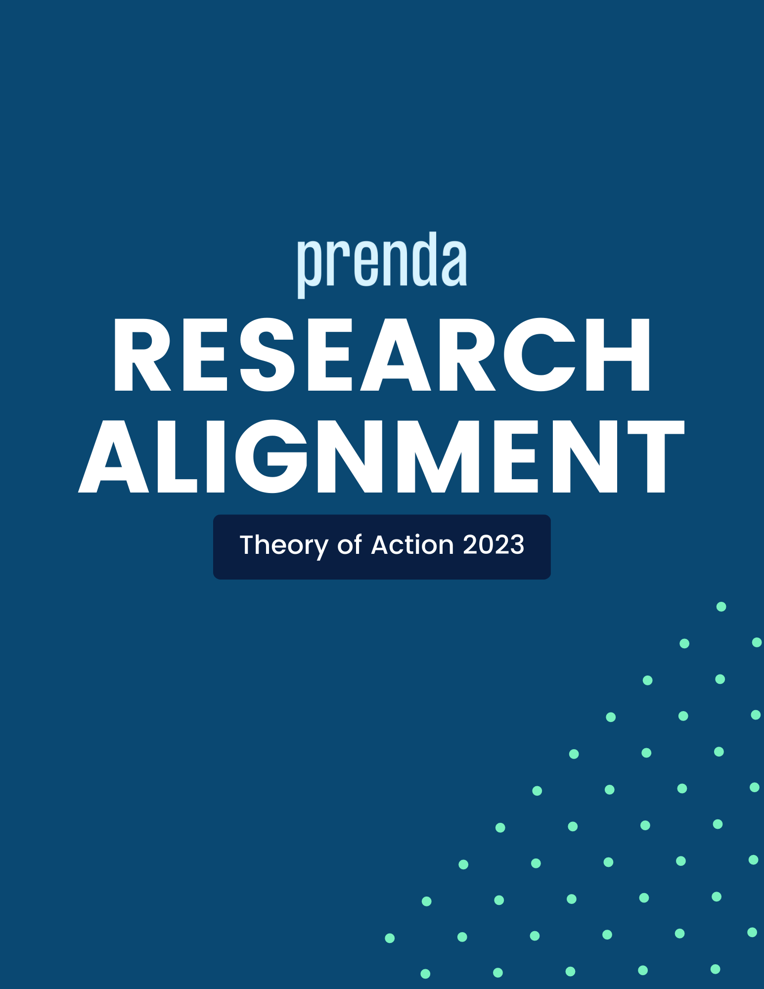 Research Alignment Document Theory of Action
