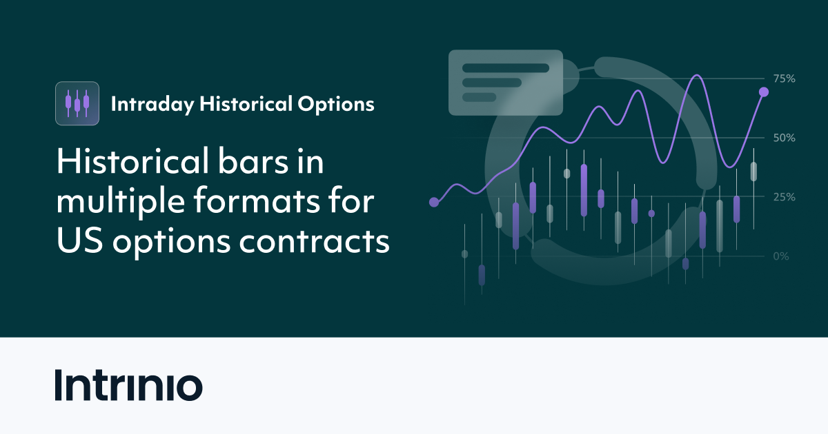 Intraday Historical Options in multiple formats Intrinio