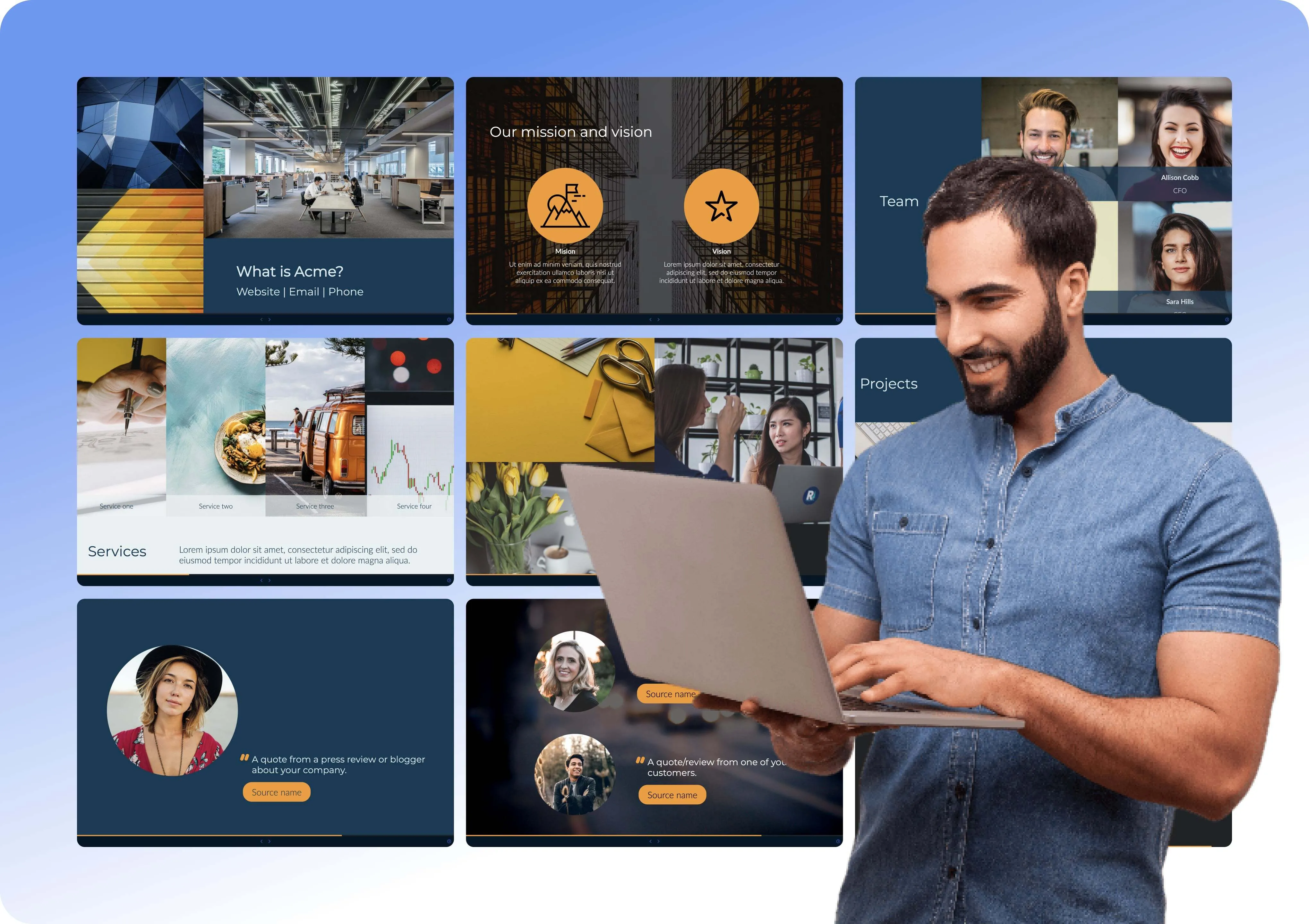 Logiciel de présentation pour les fondateurs de start-up | Slidebean