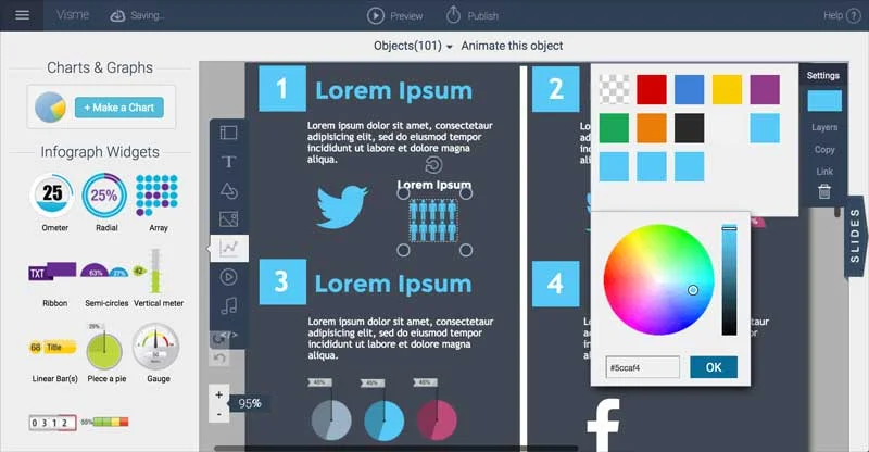 which presentation software element