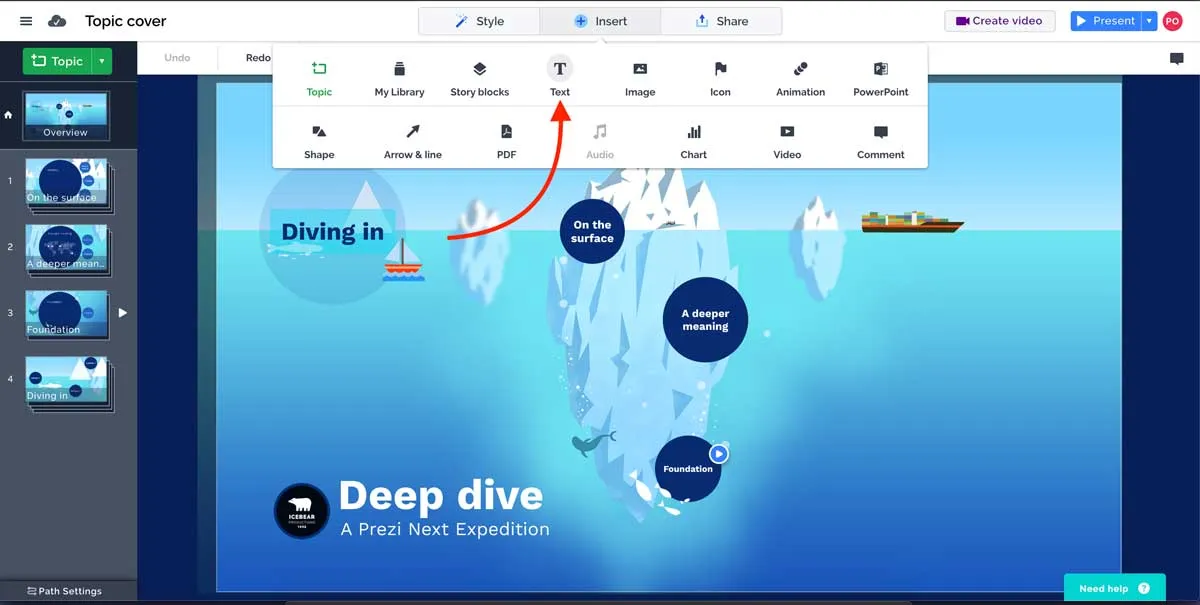 two types of presentation software