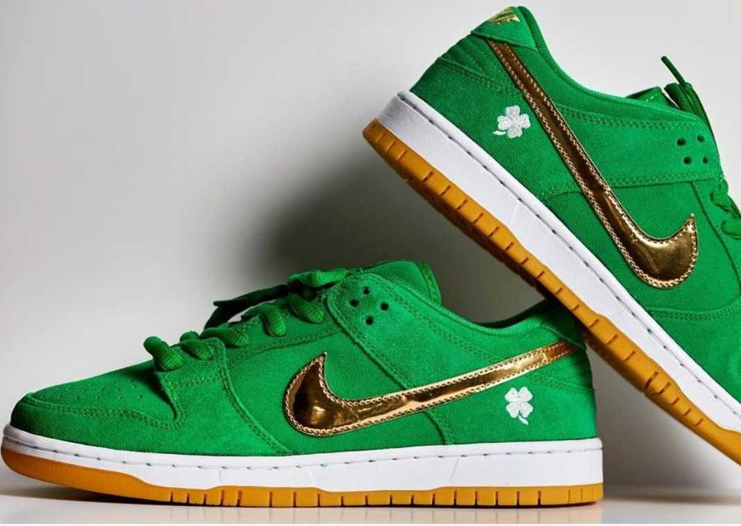 The Nike SB Dunk Low Gets A St. Patrick's Day Makeover - Sneaker News