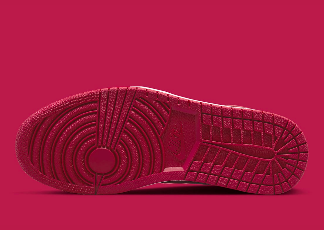 The Air Jordan 1 High Flyease Appears In Cardinal Red & White Sneaker