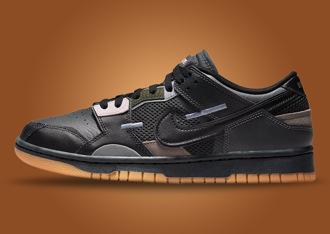 Gum Bottoms Enhance This Nike Dunk Low Scrap Sneaker News