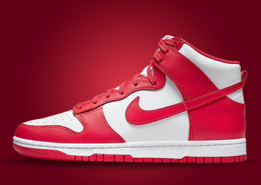 Red And White Vibes Are Back On The Nike Dunk High - Sneaker News