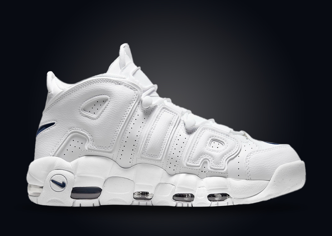 uptempo navy blue and white